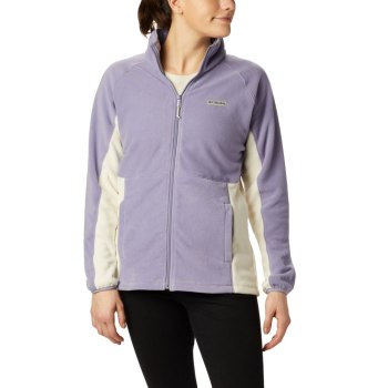 Columbia Basin Trail Fleece Full Zip Top, Chamarras Creme Para Mujer | 315749-OYE